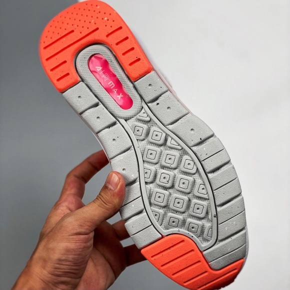 Nike Air Max Genome Bright Mango Hyper Pink Leather Sneaker Womens Size 7 NEW - Picture 9 of 11